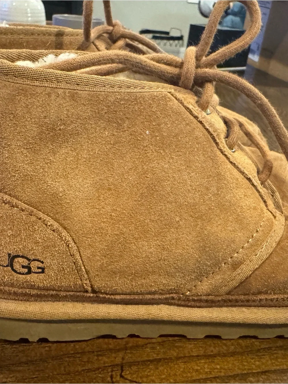 UGG toes sides men’s
